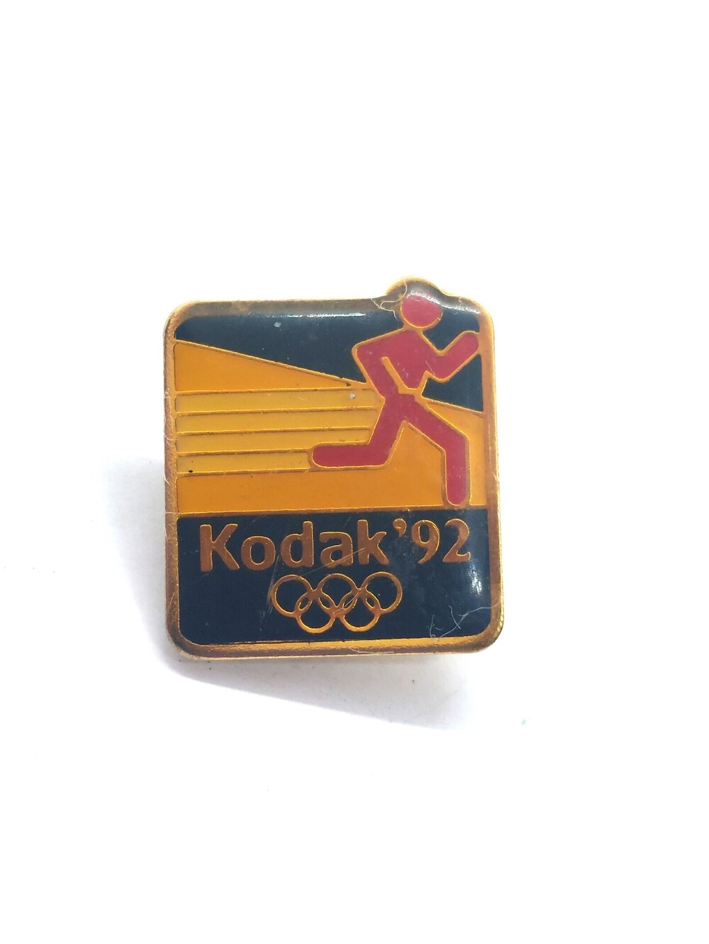 Kodak USA Olympic Sponsor Pin 1992 Barcelona Games Enamel Vintage Logo